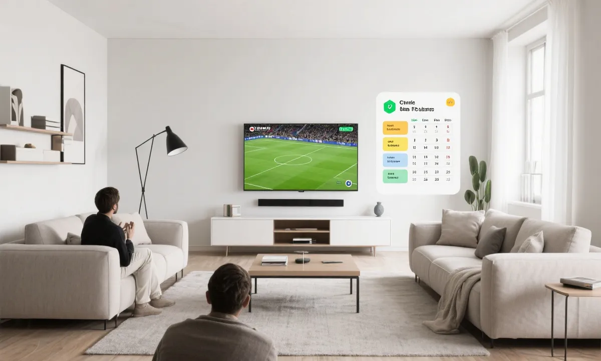 中国球迷观看世界杯直播的示意图